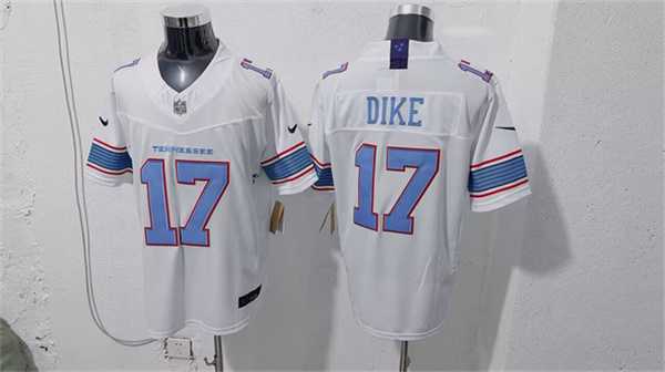 Men's Tennessee Titans #17 Chimere Dike White 2026 F.U.S.E. Vapor Limited Stitched Jersey,We sell and wholesale Men's Tennessee Titans #17 Chimere Dike White 2026 F.U.S.E. Vapor Limited Stitched Jersey on line form chian!