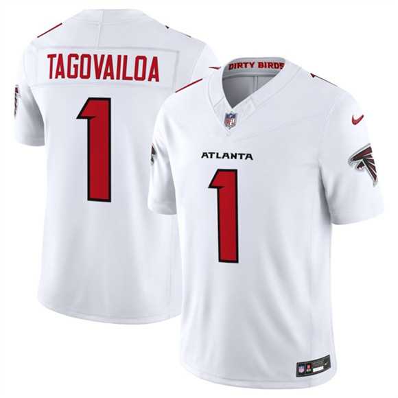 Men's Atlanta Falcons #1 Tua Tagovailoa White 2026 New F.U.S.E. Vapor Untouchable Limited Stitched Jersey Dzhi,We sell and wholesale Men's Atlanta Falcons #1 Tua Tagovailoa White 2026 New F.U.S.E. Vapor Untouchable Limited Stitched Jersey Dzhi on line form chian!