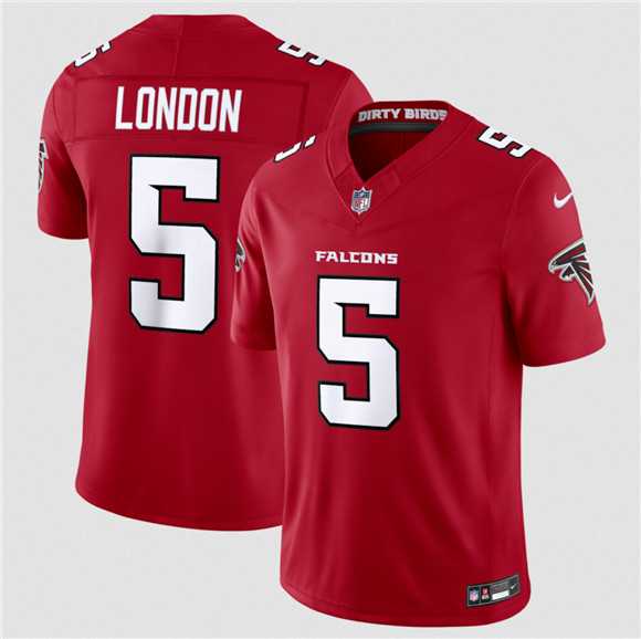 Men's Atlanta Falcons #5 Drake London Red 2026 New F.U.S.E. Vapor Untouchable Limited Stitched Jersey Dzhi,We sell and wholesale Men's Atlanta Falcons #5 Drake London Red 2026 New F.U.S.E. Vapor Untouchable Limited Stitched Jersey Dzhi on line form chian!