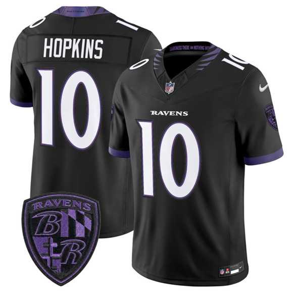 Men's Baltimore Ravens #10 DeAndre Hopkins Black 2026 F.U.S.E. Alternate Vapor Limited Stitched Jersey Dzhi,We sell and wholesale Men's Baltimore Ravens #10 DeAndre Hopkins Black 2026 F.U.S.E. Alternate Vapor Limited Stitched Jersey Dzhi on line form chian!