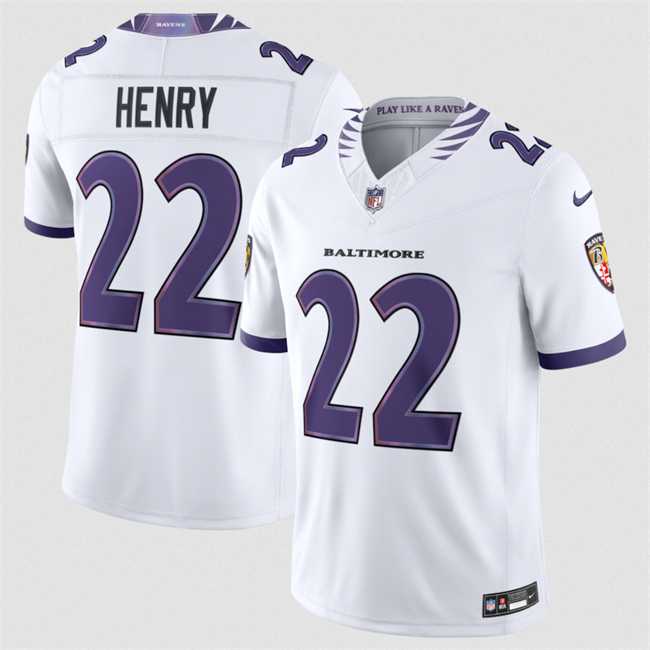 Men's Baltimore Ravens #22 Derrick Henry White 2026 F.U.S.E. Vapor Stitched Limited Jersey Dzhi,We sell and wholesale Men's Baltimore Ravens #22 Derrick Henry White 2026 F.U.S.E. Vapor Stitched Limited Jersey Dzhi on line form chian!