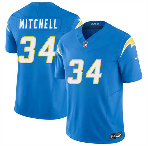 Men's Los Angeles Chargers #34 Keaton Mitchell Blue 2026 F.U.S.E. Vapor Limited Stitched Jersey Dzhi,We sell and wholesale Men's Los Angeles Chargers #34 Keaton Mitchell Blue 2026 F.U.S.E. Vapor Limited Stitched Jersey Dzhi on line form chian!