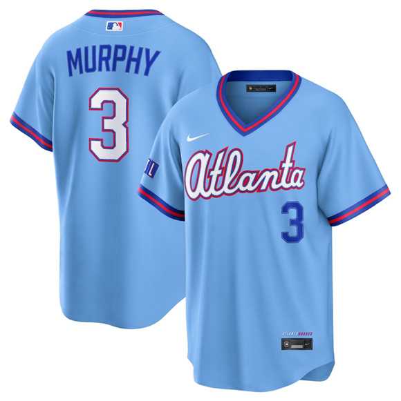 Men's Atlanta Braves #3 Dale Murphy Powder Blue 2026 City Connect Stadium Stitched Jersey Dzhi,We sell and wholesale Men's Atlanta Braves #3 Dale Murphy Powder Blue 2026 City Connect Stadium Stitched Jersey Dzhi on line form chian!