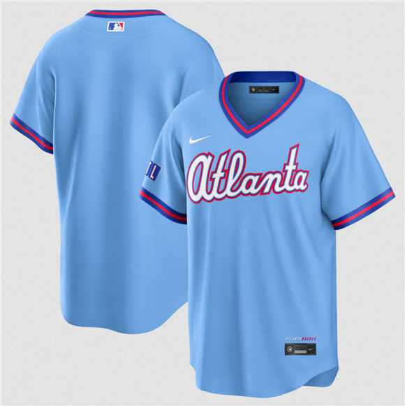 Men's Atlanta Braves Blank Powder Blue 2026 City Connect Stadium Stitched Jersey Dzhi,We sell and wholesale Men's Atlanta Braves Blank Powder Blue 2026 City Connect Stadium Stitched Jersey Dzhi on line form chian!