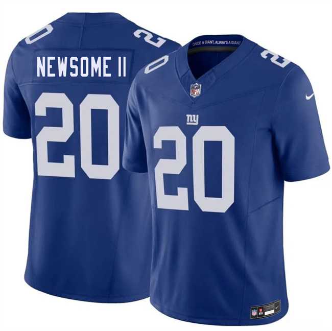 Men's New York Giants #20 Greg Newsome II Blue 2026 F.U.S.E. Vapor Untouchable Limited Stitched Jersey Dzhi,We sell and wholesale Men's New York Giants #20 Greg Newsome II Blue 2026 F.U.S.E. Vapor Untouchable Limited Stitched Jersey Dzhi on line form chian!