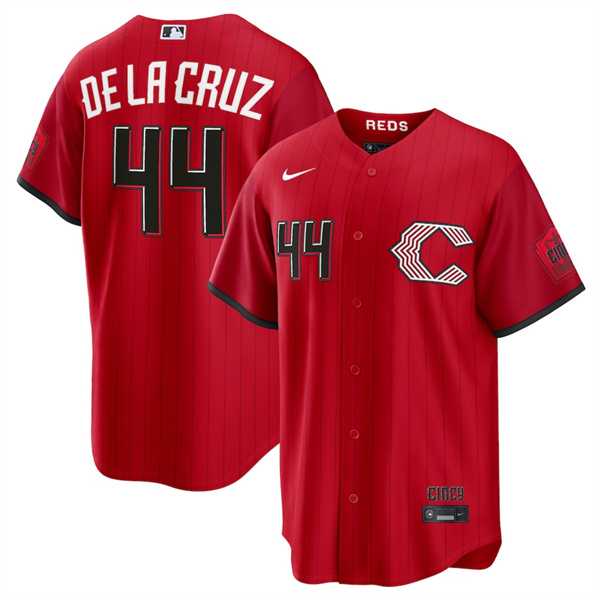 Men's Cincinnati Reds #44 Elly De La Cruz Red 2026 City Connect Stadium Stitched Jersey Dzhi,We sell and wholesale Men's Cincinnati Reds #44 Elly De La Cruz Red 2026 City Connect Stadium Stitched Jersey Dzhi on line form chian!