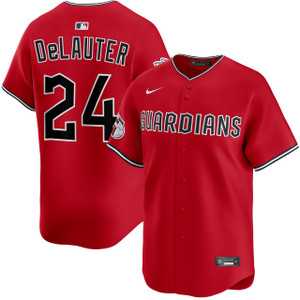 Men's Cleveland Guardians #24 Chase DeLauter Red Cool Base Stitched Jersey Dzhi,We sell and wholesale Men's Cleveland Guardians #24 Chase DeLauter Red Cool Base Stitched Jersey Dzhi on line form chian!