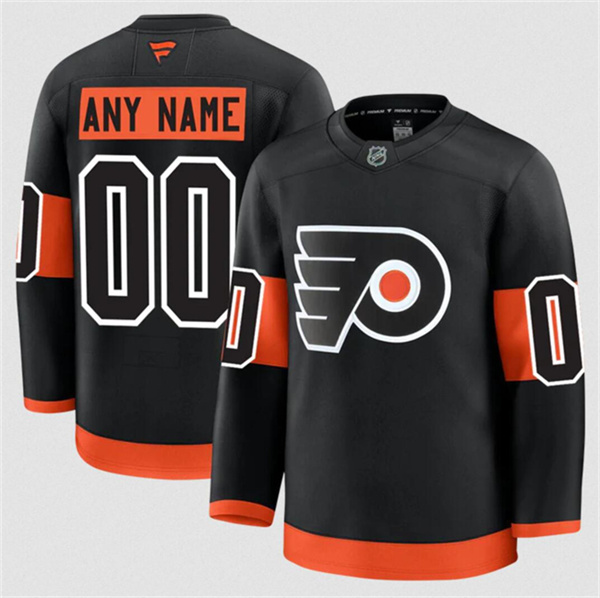 Men's Philadelphia Flyers ACTIVE PLAYER Custom Black 2024-25 Alternate Stitched Hockey Jersey,We sell and wholesale Men's Philadelphia Flyers ACTIVE PLAYER Custom Black 2024-25 Alternate Stitched Hockey Jersey on line form chian!