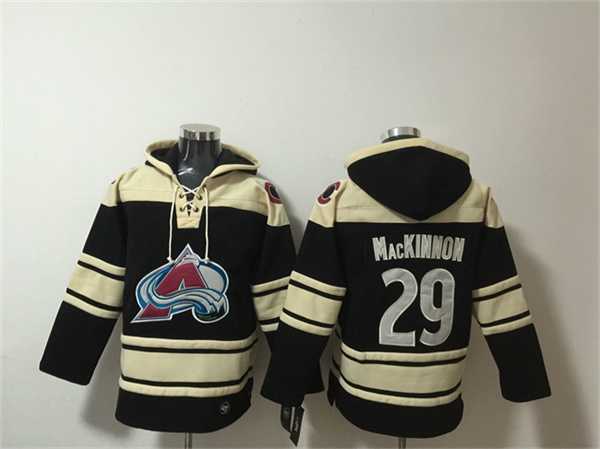 Men's Colorado Avalanche #29 Nathan MacKinnon Black All Stitched Sweatshirt Hoodie,We sell and wholesale Men's Colorado Avalanche #29 Nathan MacKinnon Black All Stitched Sweatshirt Hoodie on line form chian!