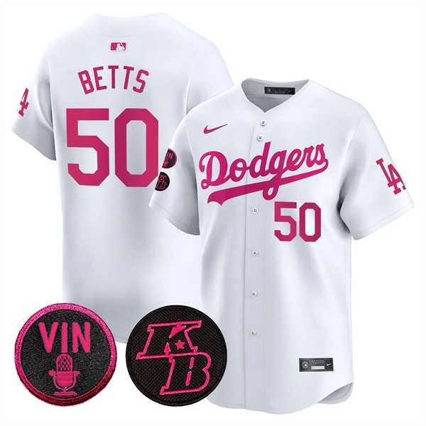 Men's Los Angeles Dodgers #50 Mookie Betts White 2026 Mother's Day Vapor Premier Limited Stitched Jersey Dzhi,We sell and wholesale Men's Los Angeles Dodgers #50 Mookie Betts White 2026 Mother's Day Vapor Premier Limited Stitched Jersey Dzhi on line form chian!