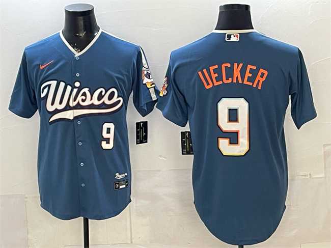 Men's Milwaukee Brewers #9 Bob Uecker Mineral Blue 2026 City Connect Stadium Stitched Jersey Dzhi,We sell and wholesale Men's Milwaukee Brewers #9 Bob Uecker Mineral Blue 2026 City Connect Stadium Stitched Jersey Dzhi on line form chian!