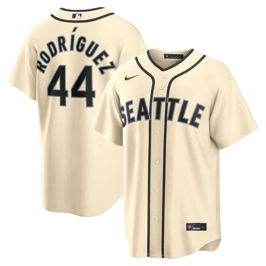 Men's Seattle Mariners #44 Julio Rodriguez Alternate Cream Jersey Dzhi,We sell and wholesale Men's Seattle Mariners #44 Julio Rodriguez Alternate Cream Jersey Dzhi on line form chian!