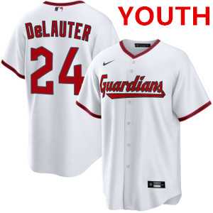 Youth cleveland guardians #24 chase delauter white cool base limited stitched jersey Dzhi,We sell and wholesale Youth cleveland guardians #24 chase delauter white cool base limited stitched jersey Dzhi on line form chian!