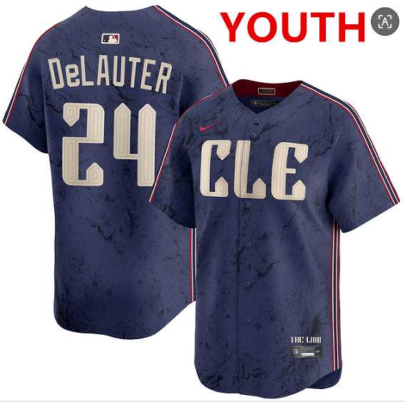 Youth cleveland guardians #24 chase delauter navy 2024 city connect limited stitched jersey Dzhi,We sell and wholesale Youth cleveland guardians #24 chase delauter navy 2024 city connect limited stitched jersey Dzhi on line form chian!