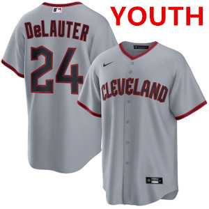 Youth cleveland guardians #24 chase delauter gray cool base limited stitched jersey Dzhi,We sell and wholesale Youth cleveland guardians #24 chase delauter gray cool base limited stitched jersey Dzhi on line form chian!