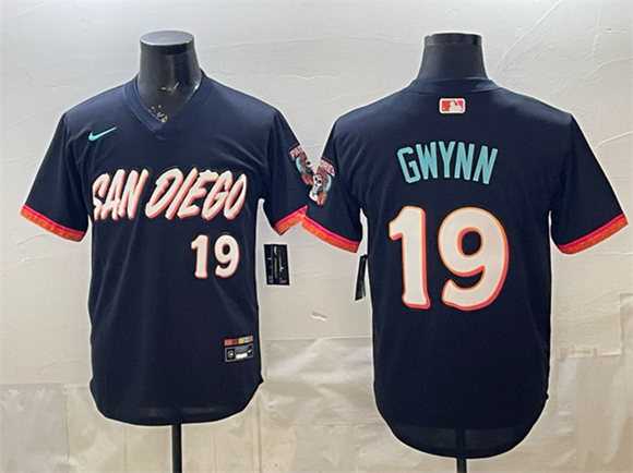 Men's San Diego Padres #19 Tony Gwynn Obsidian 2026 City Connect Stadium Stitched Jersey,We sell and wholesale Men's San Diego Padres #19 Tony Gwynn Obsidian 2026 City Connect Stadium Stitched Jersey on line form chian!