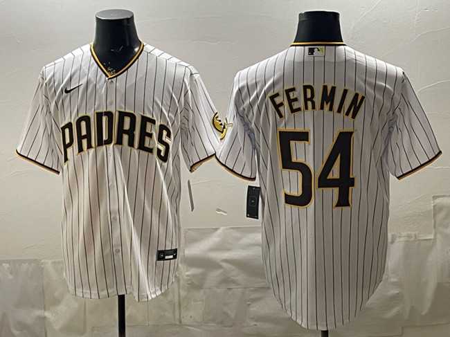 Men's San Diego Padres #54 Freddy Fermin White Cool Base Stitched Jersey,We sell and wholesale Men's San Diego Padres #54 Freddy Fermin White Cool Base Stitched Jersey on line form chian!