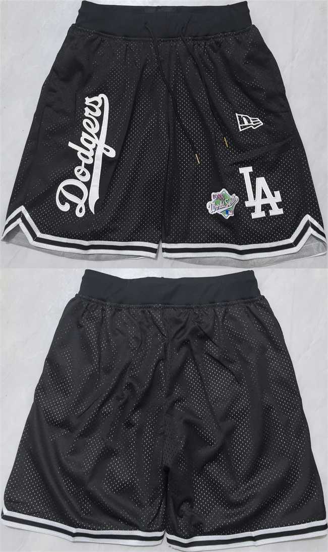 Men's Los Angeles Dodgers Black Shorts (Run Small),We sell and wholesale Men's Los Angeles Dodgers Black Shorts (Run Small) on line form chian!