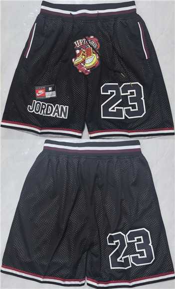 Men's Chicago Bulls #23 Michael Jordan Black Shorts002 (Run Small),We sell and wholesale Men's Chicago Bulls #23 Michael Jordan Black Shorts002 (Run Small) on line form chian!