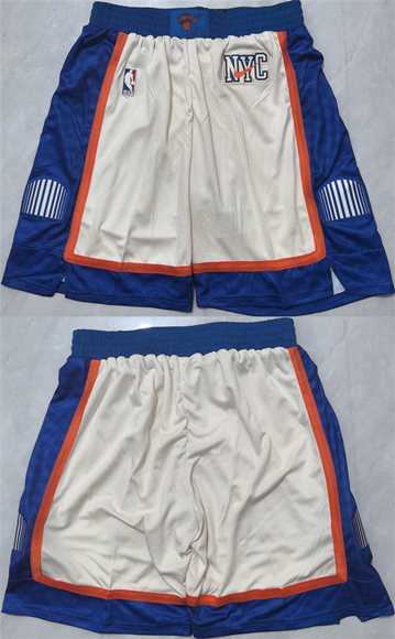 Men's New Yok Knicks White 2026 Shorts (Run Small),We sell and wholesale Men's New Yok Knicks White 2026 Shorts (Run Small) on line form chian!