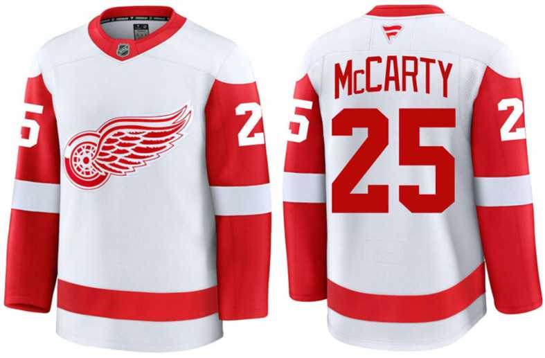Men's Detroit Red Wings #25 Darren McCarty White 2024 Road Stitched Hockey Jersey Dzhi,We sell and wholesale Men's Detroit Red Wings #25 Darren McCarty White 2024 Road Stitched Hockey Jersey Dzhi on line form chian!