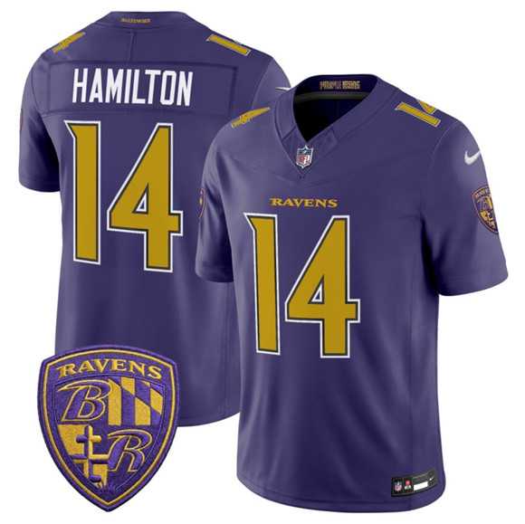 Men's Baltimore Ravens #14 Kyle Hamilton Purple 2026 F.U.S.E. Alternate Vapor Limited Stitched Jersey Dzhi,We sell and wholesale Men's Baltimore Ravens #14 Kyle Hamilton Purple 2026 F.U.S.E. Alternate Vapor Limited Stitched Jersey Dzhi on line form chian!