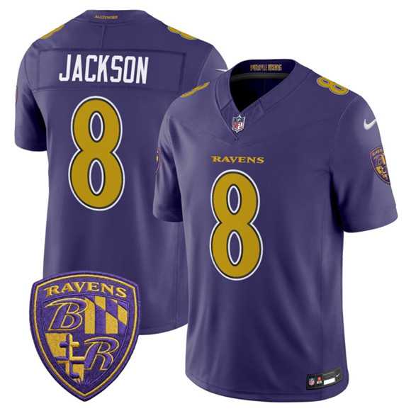 Men's Baltimore Ravens #8 Lamar Jackson Purple 2026 F.U.S.E. Alternate Vapor Limited Stitched Jersey Dzhi,We sell and wholesale Men's Baltimore Ravens #8 Lamar Jackson Purple 2026 F.U.S.E. Alternate Vapor Limited Stitched Jersey Dzhi on line form chian!