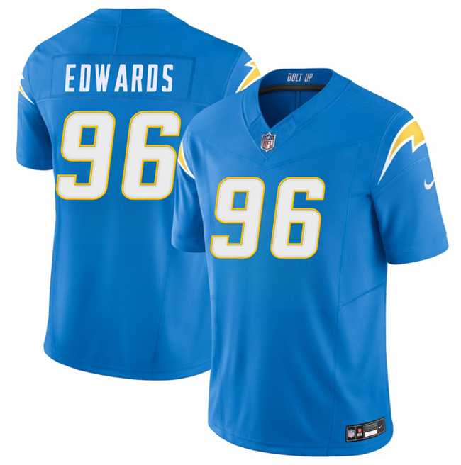 Men's Los Angeles Chargers #96 TeRah Edwards Blue 2026 F.U.S.E. Vapor Limited Stitched Jersey Dzhi,We sell and wholesale Men's Los Angeles Chargers #96 TeRah Edwards Blue 2026 F.U.S.E. Vapor Limited Stitched Jersey Dzhi on line form chian!