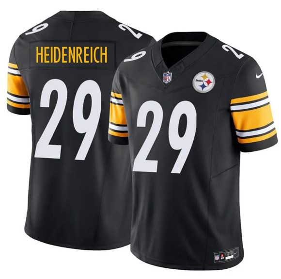 Men's Pittsburgh Steelers #29 Eli Heidenreich Black 2026 Draft F.U.S.E. Vapor Limited Stitched Jersey Dzhi,We sell and wholesale Men's Pittsburgh Steelers #29 Eli Heidenreich Black 2026 Draft F.U.S.E. Vapor Limited Stitched Jersey Dzhi on line form chian!