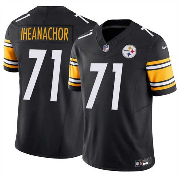 Men's Pittsburgh Steelers #71 Max Iheanachor Black 2026 Draft F.U.S.E. Vapor Limited Stitched Jersey Dzhi,We sell and wholesale Men's Pittsburgh Steelers #71 Max Iheanachor Black 2026 Draft F.U.S.E. Vapor Limited Stitched Jersey Dzhi on line form chian!