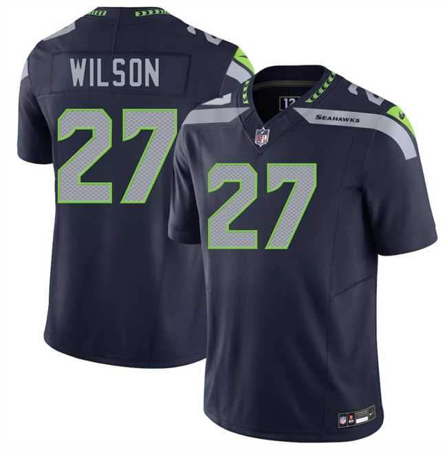 Men's Seattle Seahawks #27 Emanuel Wilson Navy 2026 F.U.S.E. Vapor Untouchable Limited Stitched Jersey Dzhi,We sell and wholesale Men's Seattle Seahawks #27 Emanuel Wilson Navy 2026 F.U.S.E. Vapor Untouchable Limited Stitched Jersey Dzhi on line form chian!