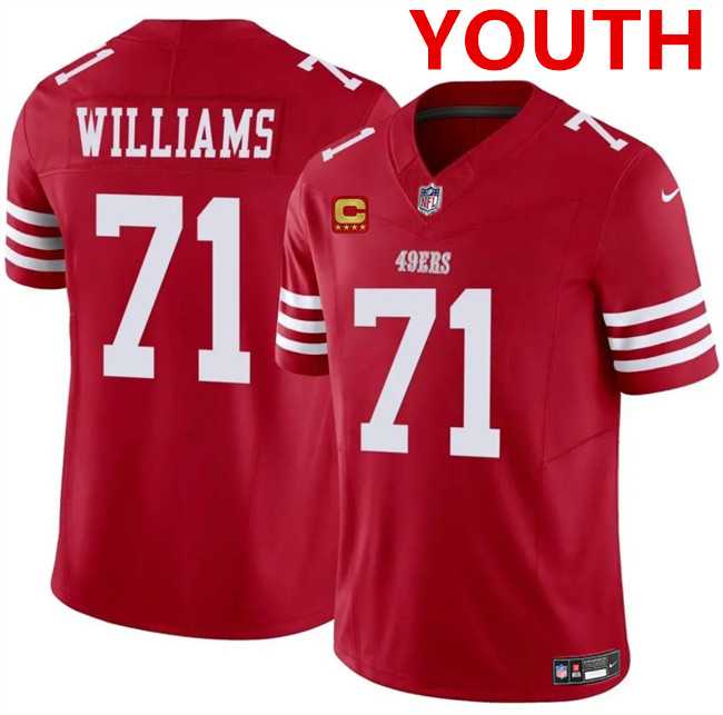 Youth san francisco 49ers #71 trent williams red 2025 f.u.s.e. with 4-star c patch vapor untouchable limited stitched jersey Dzhi,We sell and wholesale Youth san francisco 49ers #71 trent williams red 2025 f.u.s.e. with 4-star c patch vapor untouchable limited stitched jersey Dzhi on line form chian!