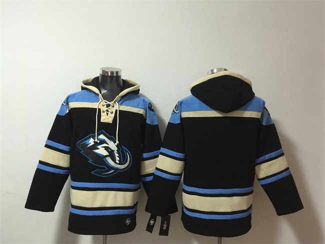 Men's Utah Mammoth Blank Black Blue Ageless Must-Have Lace-Up Pullover Hoodie,We sell and wholesale Men's Utah Mammoth Blank Black Blue Ageless Must-Have Lace-Up Pullover Hoodie on line form chian!