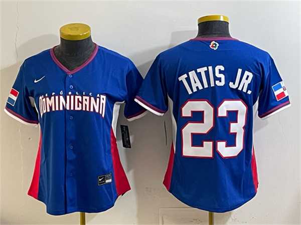 Youth Dominican Republic #23 Fernando Tatis Jr. Royal 2026 World Baseball Classic Road Stadium Stitched Jersey,We sell and wholesale Youth Dominican Republic #23 Fernando Tatis Jr. Royal 2026 World Baseball Classic Road Stadium Stitched Jersey on line form chian!