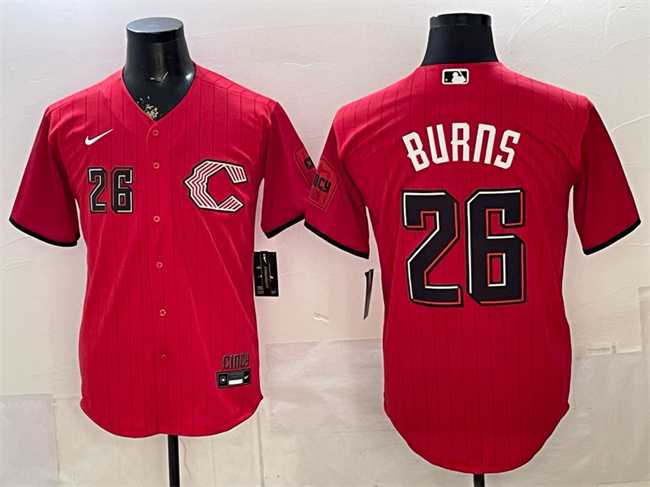 Men's Cincinnati Reds #26 Chase Burns Red 2026 City Connect Stadium Stitched Jersey Dzhi,We sell and wholesale Men's Cincinnati Reds #26 Chase Burns Red 2026 City Connect Stadium Stitched Jersey Dzhi on line form chian!