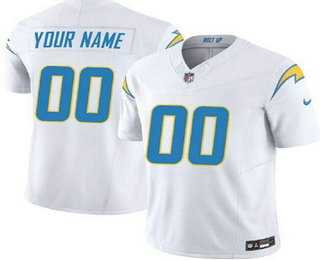 Men's Los Angeles Chargers Customized Limited White FUSE Vapor Jersey,We sell and wholesale Men's Los Angeles Chargers Customized Limited White FUSE Vapor Jersey on line form chian!