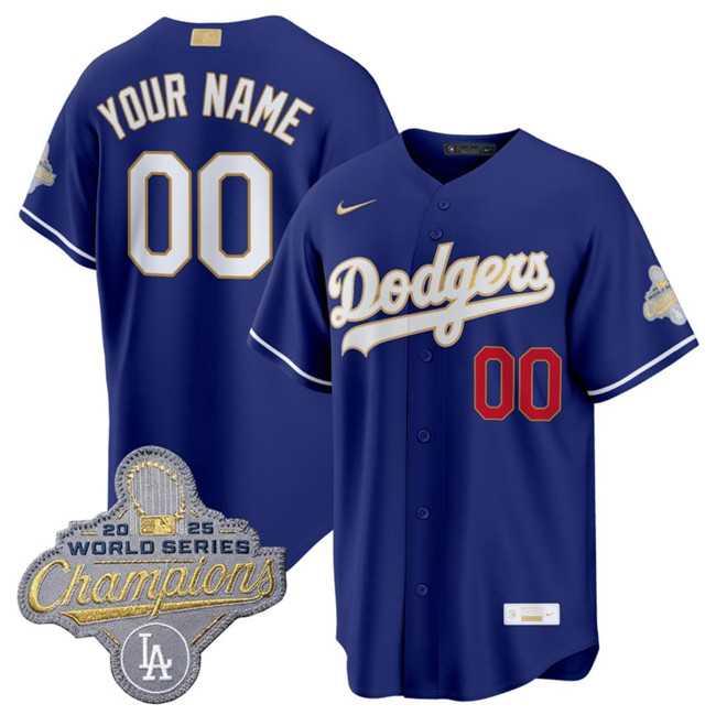 Men's Los Angeles Dodgers ACTIVE PLAYER Custom Royal 2026 Alternate Gold Collection Stadium Stitched Baseball Jersey,We sell and wholesale Men's Los Angeles Dodgers ACTIVE PLAYER Custom Royal 2026 Alternate Gold Collection Stadium Stitched Baseball Jersey on line form chian!