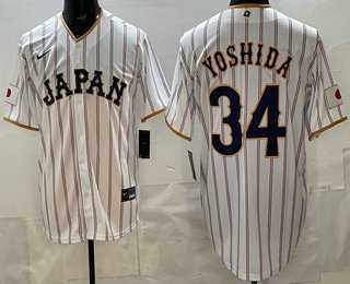 Men's Japan #34 Masataka Yoshida White 2026 World Baseball Classic Cool Base Jersey,We sell and wholesale Men's Japan #34 Masataka Yoshida White 2026 World Baseball Classic Cool Base Jersey on line form chian!