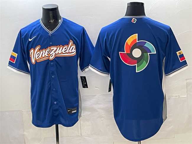 Men's Venezuela Baseball Blue 2026 World Baseball Classic Big Logo Road Stadium Stitched Jersey,We sell and wholesale Men's Venezuela Baseball Blue 2026 World Baseball Classic Big Logo Road Stadium Stitched Jersey on line form chian!