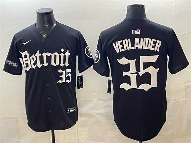 Men's Detroit Tigers #35 Justin Verlander 2026 Black 'Motor Gothic Edition' Vapor Premier Limited Stitched Jersey Dzhi,We sell and wholesale Men's Detroit Tigers #35 Justin Verlander 2026 Black 'Motor Gothic Edition' Vapor Premier Limited Stitched Jersey Dzhi on line form chian!