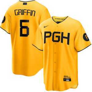 Men's Pittsburgh Pirates #6 Konnor Griffin Yellow City Connect Limited NIKE Jersey Dzhi,We sell and wholesale Men's Pittsburgh Pirates #6 Konnor Griffin Yellow City Connect Limited NIKE Jersey Dzhi on line form chian!