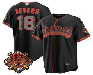 Men's San Francisco Giants #16 Rafael Devers Black 2026 Alternate Stadium Stitched Jersey Dzhi,We sell and wholesale Men's San Francisco Giants #16 Rafael Devers Black 2026 Alternate Stadium Stitched Jersey Dzhi on line form chian!