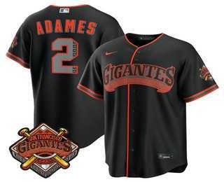 Men's San Francisco Giants #2 Willy Adames Black 2026 Alternate Stadium Stitched Jersey Dzhi,We sell and wholesale Men's San Francisco Giants #2 Willy Adames Black 2026 Alternate Stadium Stitched Jersey Dzhi on line form chian!