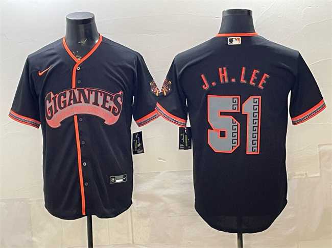 Men's San Francisco Giants #51 Jung Hoo Lee Black 2026 Alternate Stadium Stitched Baseball Jersey Dzhi,We sell and wholesale Men's San Francisco Giants #51 Jung Hoo Lee Black 2026 Alternate Stadium Stitched Baseball Jersey Dzhi on line form chian!
