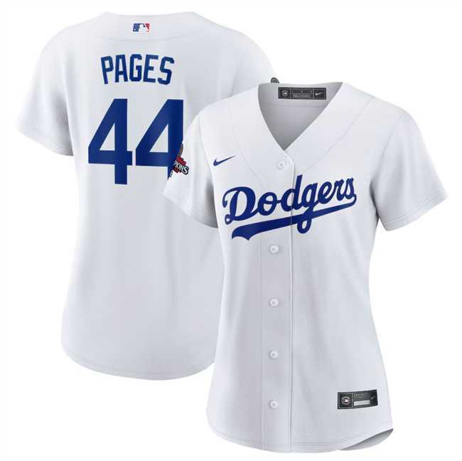 Women's Los Angeles Dodgers #44 Andy Pages White 2024 World Series Champions Cool Base Stitched Jersey Dzhi,We sell and wholesale Women's Los Angeles Dodgers #44 Andy Pages White 2024 World Series Champions Cool Base Stitched Jersey Dzhi on line form chian!