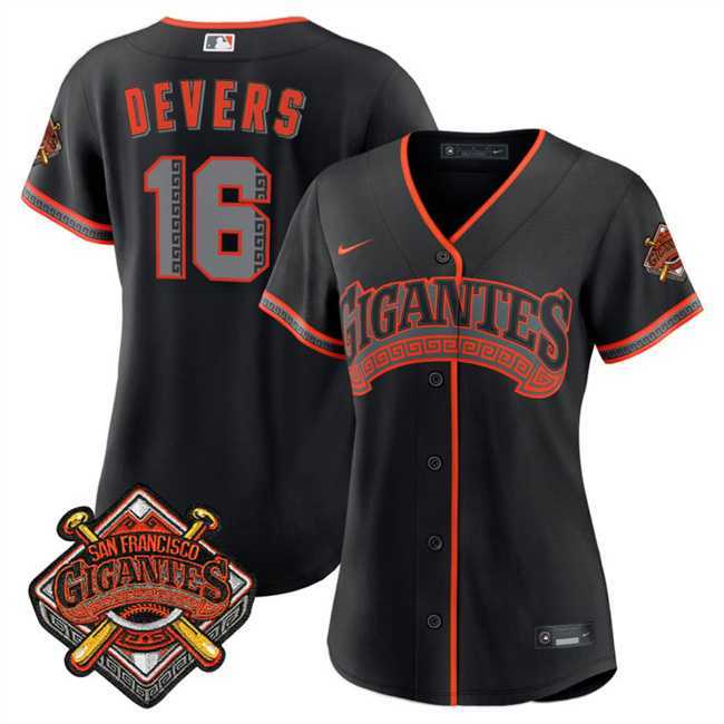 Women's San Francisco Giants #16 Rafael Devers Black 2026 Alternate Stadium Stitched Jersey Dzhi,We sell and wholesale Women's San Francisco Giants #16 Rafael Devers Black 2026 Alternate Stadium Stitched Jersey Dzhi on line form chian!