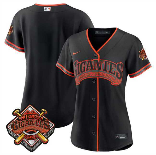 Women's San Francisco Giants Blank Black 2026 Alternate Stadium Stitched Jersey Dzhi,We sell and wholesale Women's San Francisco Giants Blank Black 2026 Alternate Stadium Stitched Jersey Dzhi on line form chian!