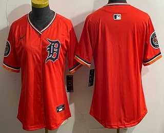Women's Detroit Tigers Blank Orange Limited Jersey,We sell and wholesale Women's Detroit Tigers Blank Orange Limited Jersey on line form chian!