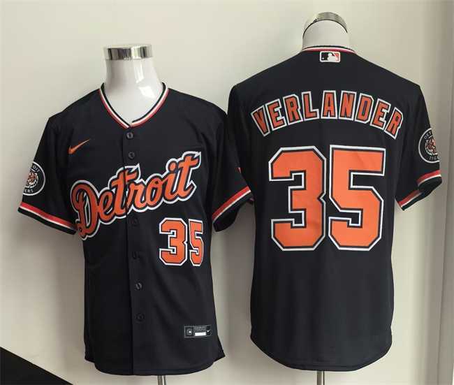 Men's Detroit Tigers #35 Justin Verlander Black 2026 Cool Base Stitched Jersey,We sell and wholesale Men's Detroit Tigers #35 Justin Verlander Black 2026 Cool Base Stitched Jersey on line form chian!