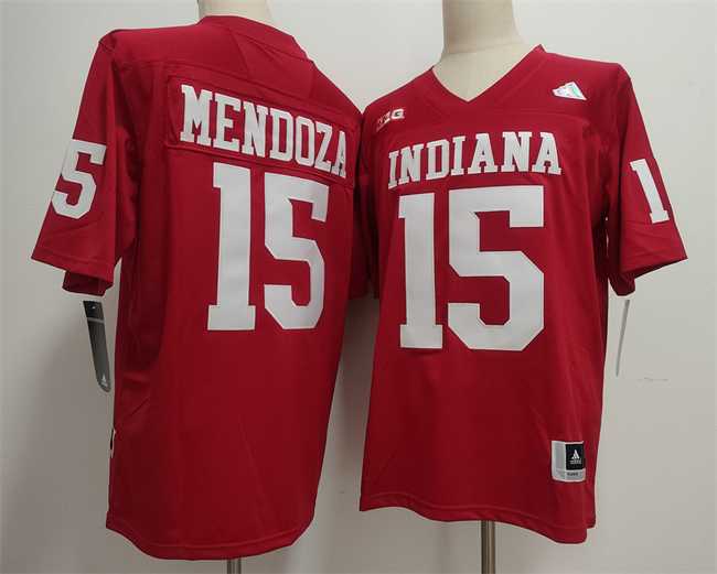 Men's Indiana Hoosiers #15 Fernando Mendoza Red 2026 Stitched Basketball Jersey,We sell and wholesale Men's Indiana Hoosiers #15 Fernando Mendoza Red 2026 Stitched Basketball Jersey on line form chian!